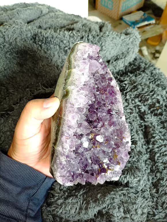 Klant review foto - Amethist edelsteen healing ervaring