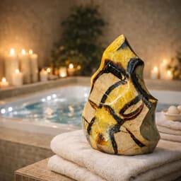 S4H® Septarie Vlam 700–800 g – Gepolijste Natuurlijke Edelsteen – Septarian Flame – Aarding, Balans & Innerlijke Kracht – Uniek Decoratiestuk 5