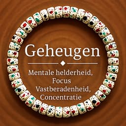 S4H - Memory Armband – 18 cm – Edelsteen Armband voor Geheugen, Focus & Mentale Helderheid – Handgemaakt Natuurproduct 3