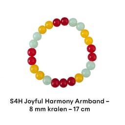 S4H Joyful Harmony Armband – 8 mm kralen – 17 cm