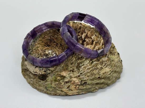 S4H grove amethist edelstenen gepolijste armband 19 cm size