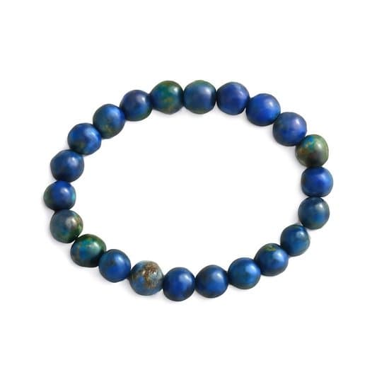 S4H Armband – Blauwe Jaspis – 8 mm – 17 cm