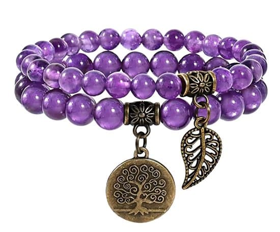 Amethist Mala Armband – Bescherming, Intuïtie & Innerlijke Rust | S4H