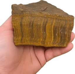 S4H Tijgeroog Ruw – Uniek Natuurstuk 612 gram – Krachtsteen voor Bescherming, Zelfvertrouwen & Aarding 2