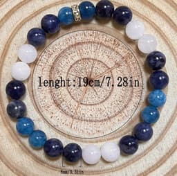 S4H 4-Elementen Armbanden set – Water • Vuur • Aarde • Lucht – 8 mm – 19 cm 5