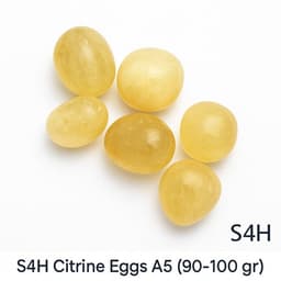 S4H Citrine Eggs A5 (90-100 gr) – Premium Edelsteen 2