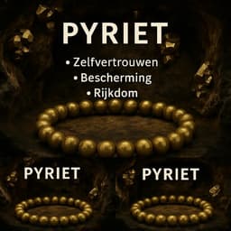 Pyriet Krachtarmband – Energie, Focus & Manifestatie | S4H 8