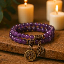 Amethist Mala Armband – Bescherming, Intuïtie & Innerlijke Rust | S4H 3