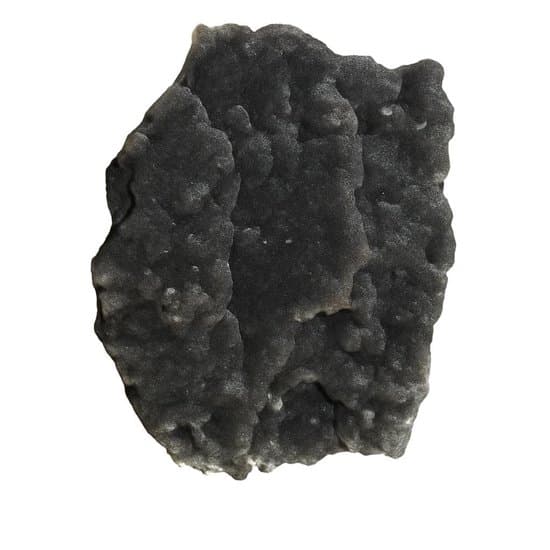 S4H – Zwarte Druzy Chalcedoon (942 g) – Botryoïdale Structuur, Uniek Stuk
