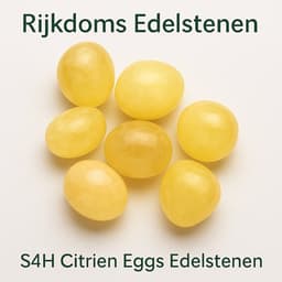 S4H Citrine Eggs A5 (90-100 gr) – Premium Edelsteen