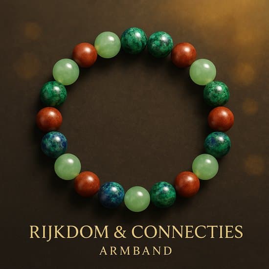 S4H – Rijkdom & Connecties Armband (8mm kralen – 19 - 21 cm)
