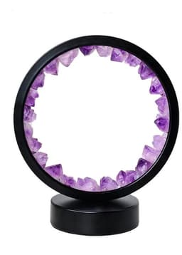 S4H Amethist Edelstenen Lamp met usb