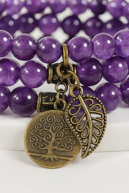 Amethist Mala Armband – Bescherming, Intuïtie & Innerlijke Rust | S4H 6