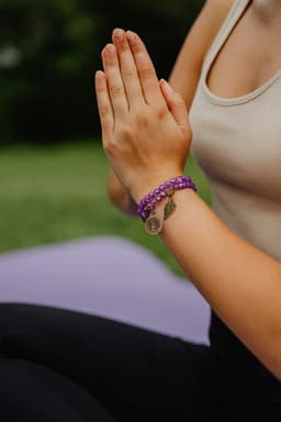 Amethist Mala Armband – Bescherming, Intuïtie & Innerlijke Rust | S4H 7