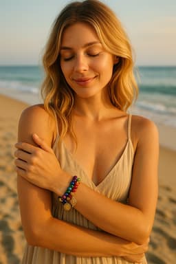 S4H Chakra Armband Set – 7 Chakra’s met Levensboom | Blad Bedels 6