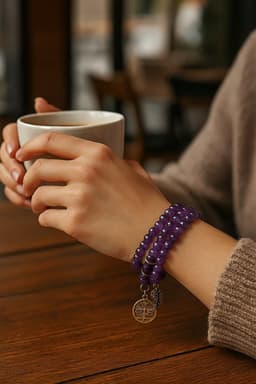 Amethist Mala Armband – Bescherming, Intuïtie & Innerlijke Rust | S4H 9