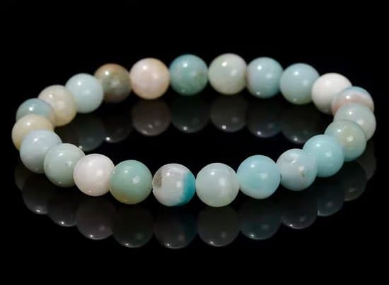 S4H Amazoniet edelstenen armband 10 mm kralen / Size 17 cm