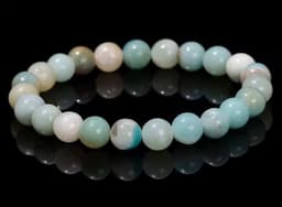 S4H Amazoniet edelstenen armband 10 mm kralen / Size 17 cm