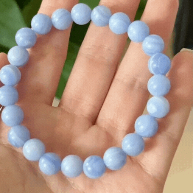 Blauwe Kantagaat Geld-Armband – Overvloed, Communicatie & Flow | S4H 9