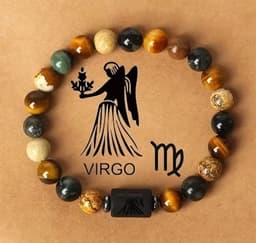 Maagd Sterrenbeeld Armband – Virgo Natuurstenen | Rust & Focus | Unisex