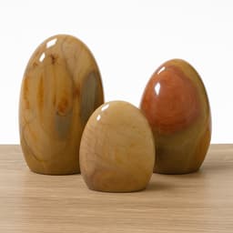 S4H® Polychroom Agaat (Desert Jasper) Set 1040g – Aarding, Stabiliteit & Harmonie in Huis 2