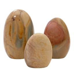 S4H® Polychroom Agaat (Desert Jasper) Set 1040g – Aarding, Stabiliteit & Harmonie in Huis