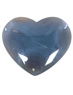 Agaat edelsteen hart 7-8 cm 3