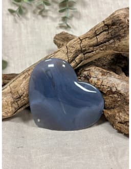 Agaat edelsteen hart 7-8 cm 4