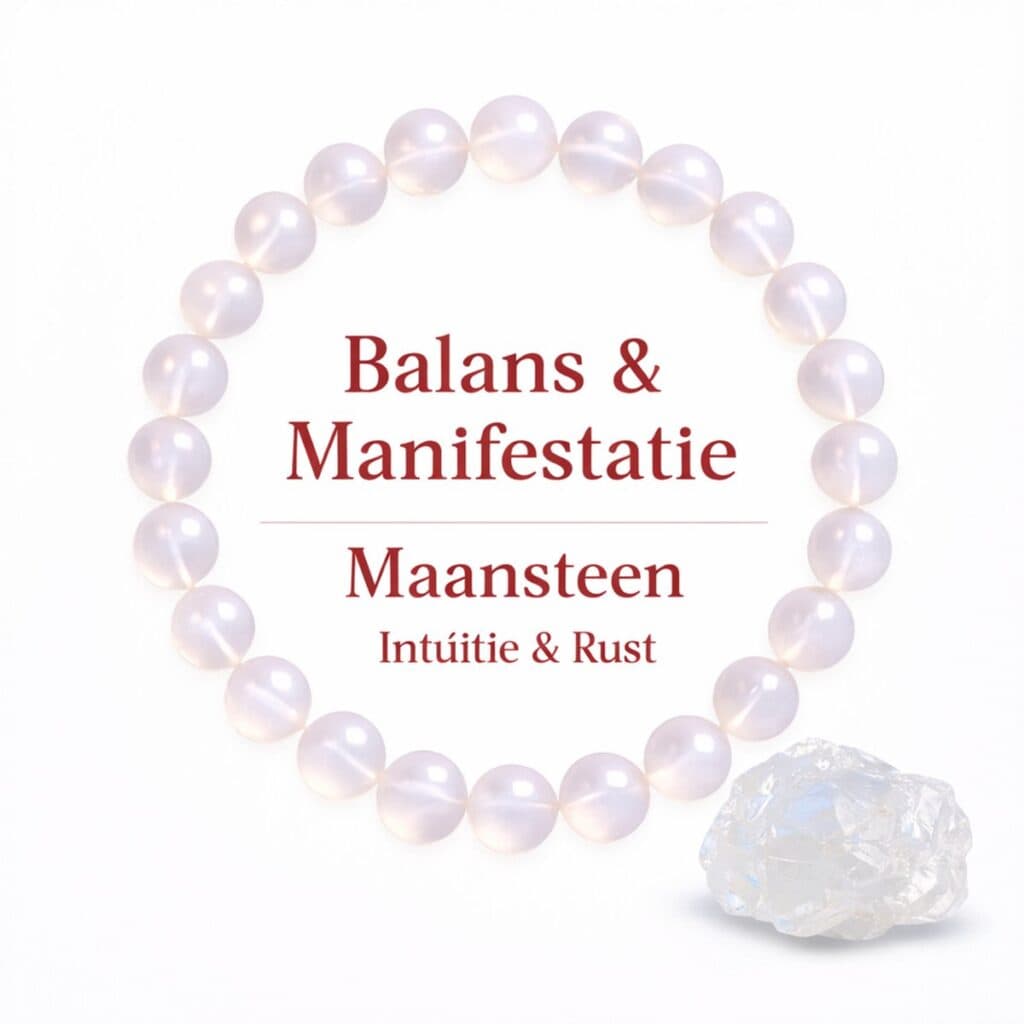Maansteen Armband – Balans, Rust & Manifestatie – Spirituele Edelsteen