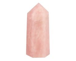 S4H® Rozenkwarts Edelsteen Punt 754 g – A7+ Premium Kwaliteit – Gepolijste Natuurlijke Rozenkwarts – Liefde, Harmonie & Interieur