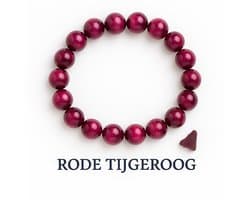 S4H Rode Tijgeroog Armband – Bescherming, Innerlijke Kracht & Focus | Spirituele Edelsteen 8mm | Energie Armband voor Zelfvertrouwen, Leiderschap & Aarding
