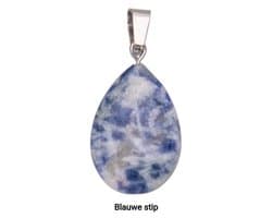 S4H Blauwe Sodaliet Hanger Druppel 2 stuks