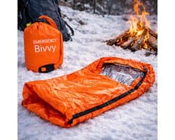 S4H Noodslaapzak 1 Stuks – Emergency Bivy / Survival Slaapzak – Waterdicht & Winddicht – Reddingsdeken Slaapzak – Noodpakket / Outdoor
