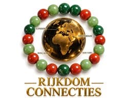 S4H® Rijkdom & Connecties Edelstenen Armband – 8 mm Kralen – 19-21 cm – Aventurijn, Jade & Carneool – Succes, Voorspoed & Netwerken