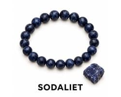 S4H SODALITE 5A EDELSTENEN ARMBAND 8MM / KRALEN 18 CM SIZE