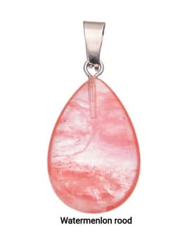 S4H Watermelon Rood Hanger Druppel 2 stuks