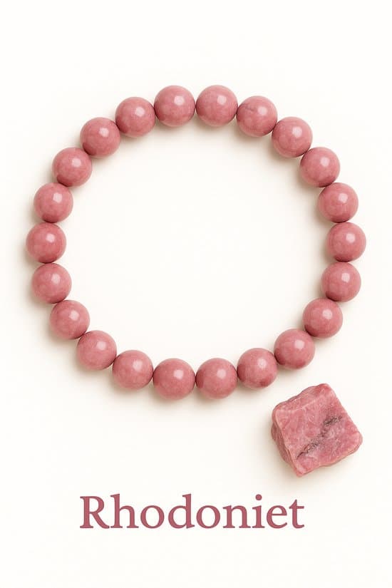 S4H Rhodoniet Armband 10 mm | 7A Kwaliteit | Edelstenen Armband voor Emotionele Balans & Zelfliefde