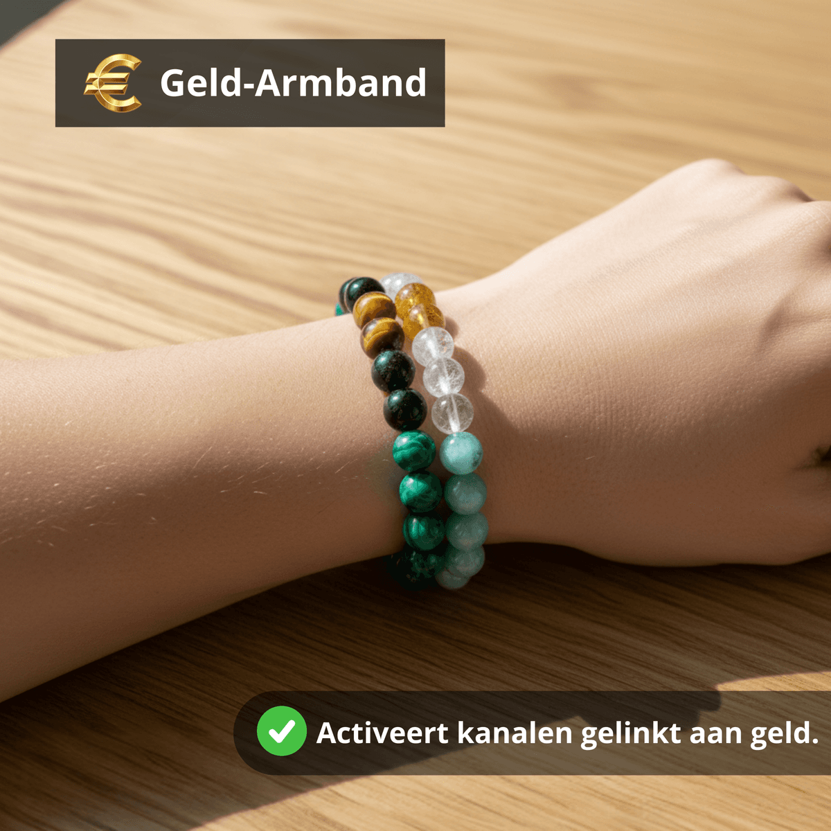 Geld-Armband – Edelstenen Armband voor Rijkdom & Overvloed | S4H