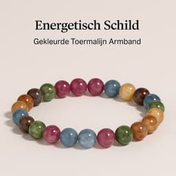 S4H - Gekleurde Toermalijn Armband – 8 mm Edelstenen | Kracht & Bescherming