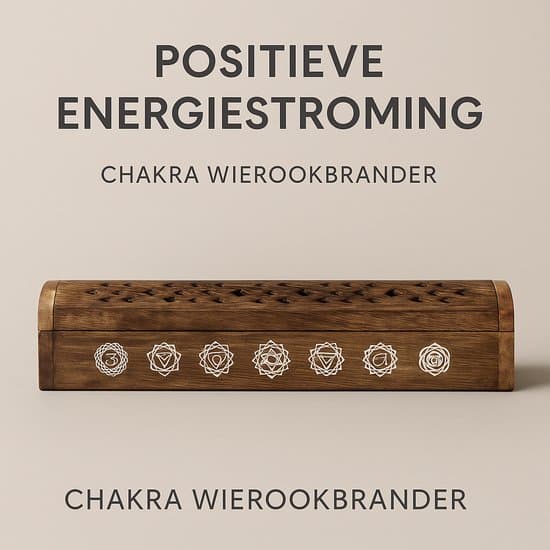 S4H - Wierookbrander met Chakra tekens - wierook houder