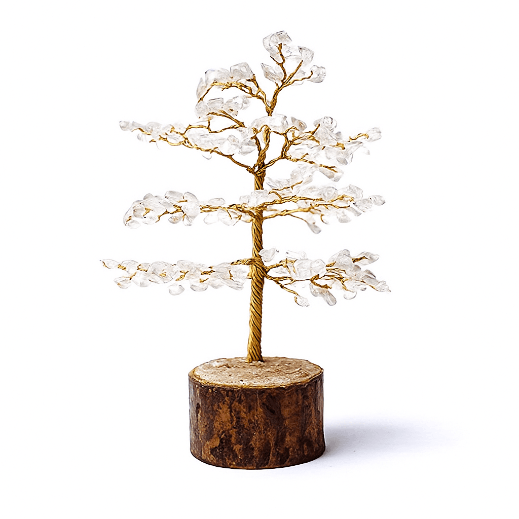 S4H- Bergkristal boompje 18cm hoog