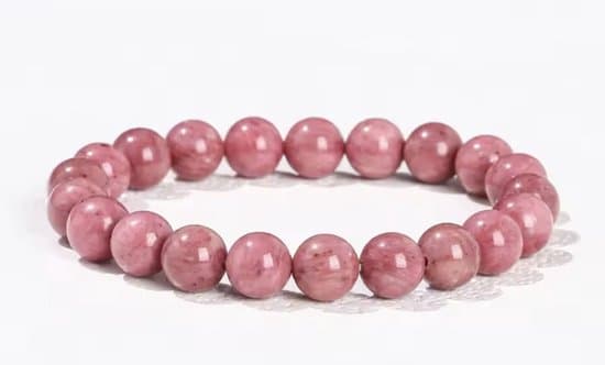 S4H Rhodoniet Armband 10 mm | 7A Kwaliteit | Edelstenen Armband voor Emotionele Balans Zelfliefde