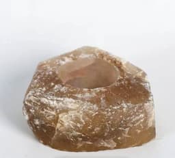 S4H Fluoriet Ruwe Theelichthouder – Zuivering, Focus Kleurvolle Energie