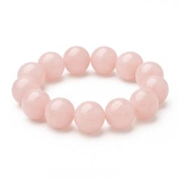 S4H Rozenkwarts Liefdes Armband – 14 mm Kralen | Trek Liefde & Harmonie aan