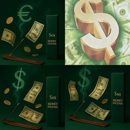 S4H Money Wierook – 25 pakjes à 8 stokjes (200 Stokjes) | Geld aantrekkende wierook – Manifestatie & welvaart