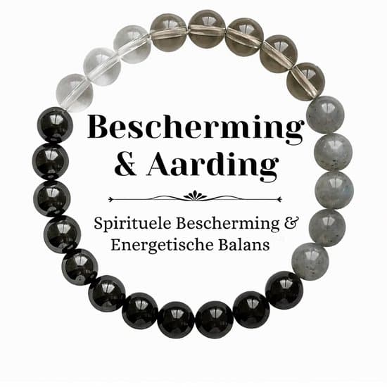 S4H Protection & Grounding Armband 8 mm kralen – Spirituele Bescherming & Energetische Balans / Size 18 cm