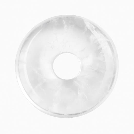 S4H - Gepolijste Donut bergkristal 30 mm