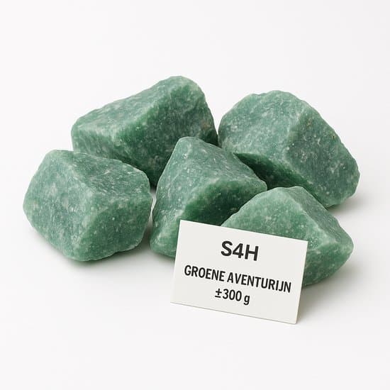 S4H – Groene Aventurijn Ruwe Edelsteen Brokken ±300 gram | Geluk, Groei & Positieve Energie