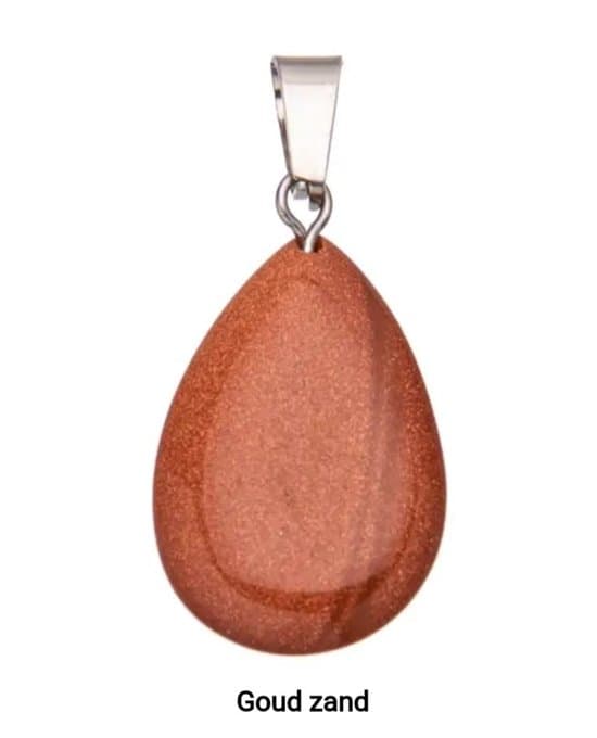 S4H Goudzand Hanger Druppel 2 stuks