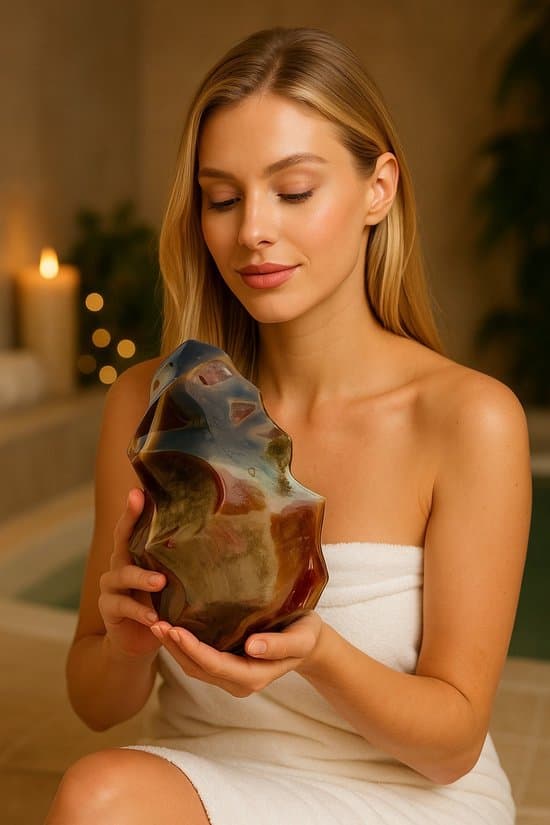 S4H - Vuur Agaat Oceaan Jaspis Gepolijst- Hoogste kwaliteits edelsteen- 656 gram